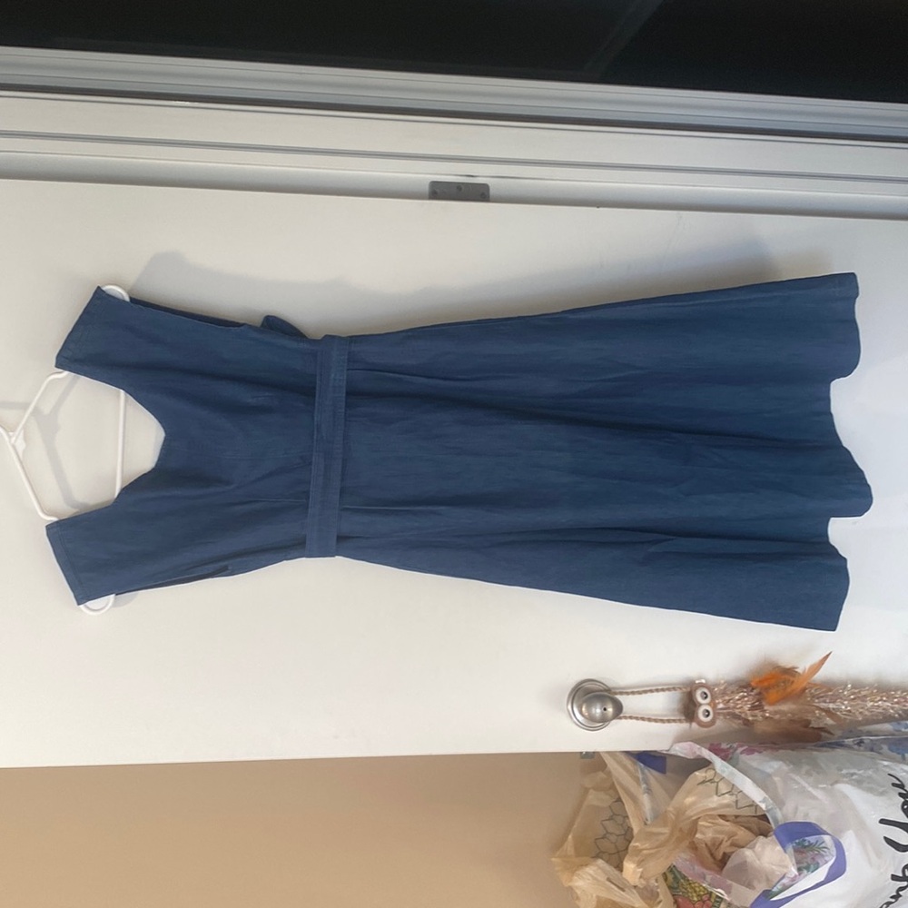 Urban outfitters backless vintage denim dress NWT